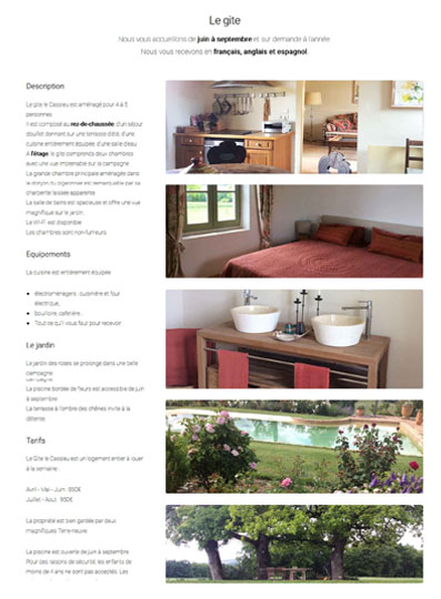 gite le casieu